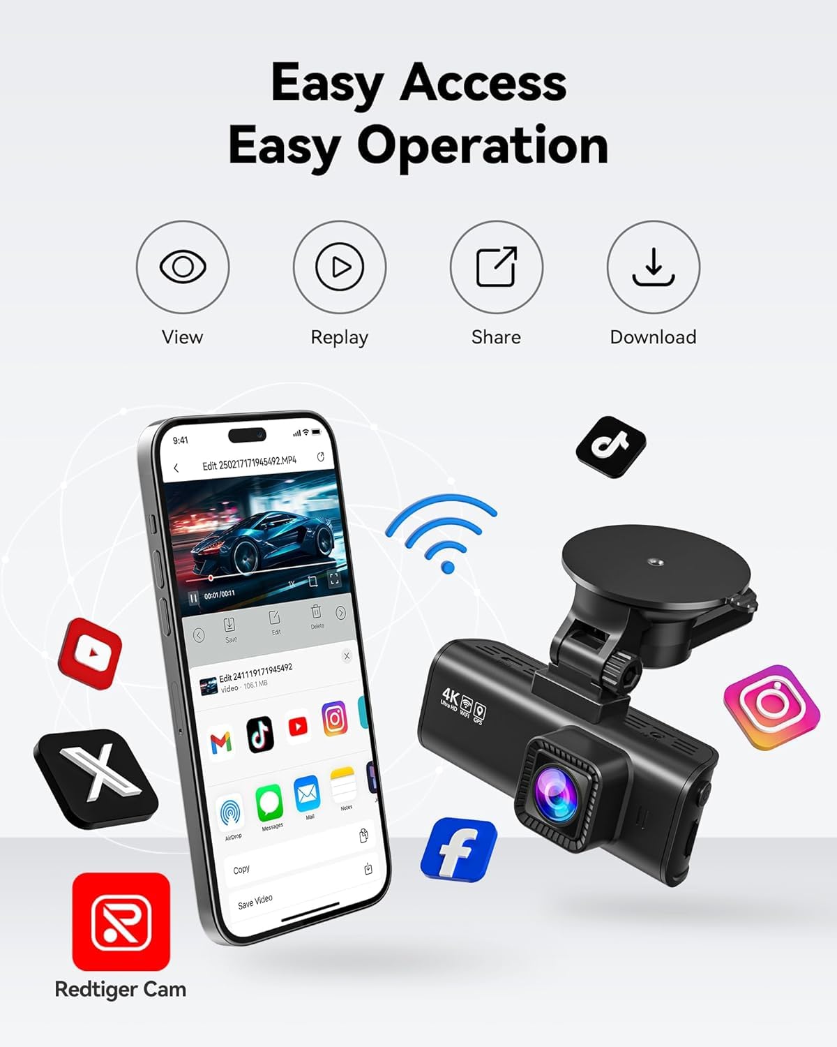 REDTIGER F7NP ドライブレコーダー Amazon.com: REDTIGER F7NP Dash Cam & CPL, 4K Starvis 2 Dash Camera